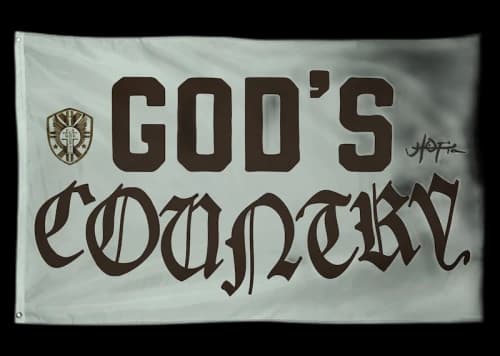 Travis Scott God's Country Flag Multicolor