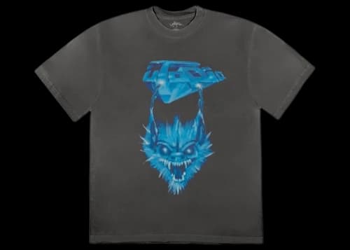 Travis Scott Utopia Hyena Tee Black