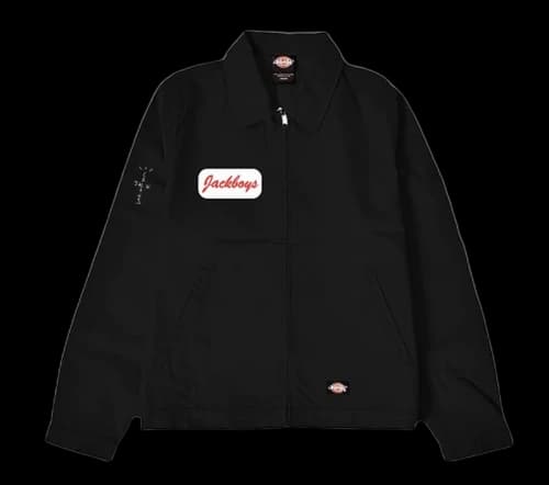 Travis Scott JACKBOYS Work Jacket Black