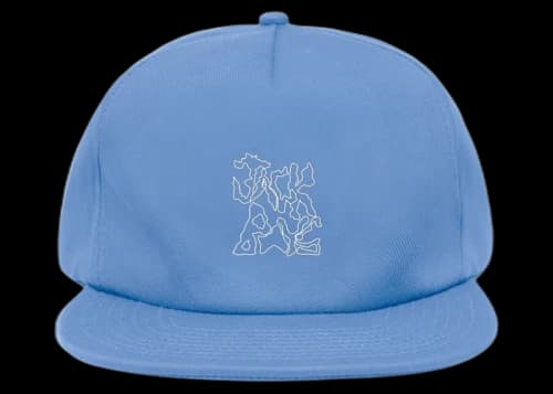 Travis Scott JACKBOYS Logo Hat II Blue