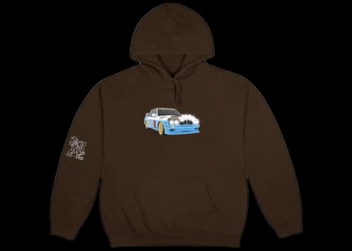 Travis Scott JACKBOYS Vehicle Hoodie Brown