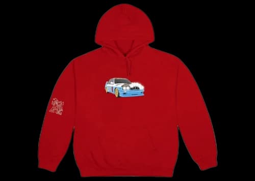 Travis Scott JACKBOYS Vehicle Hoodie Red
