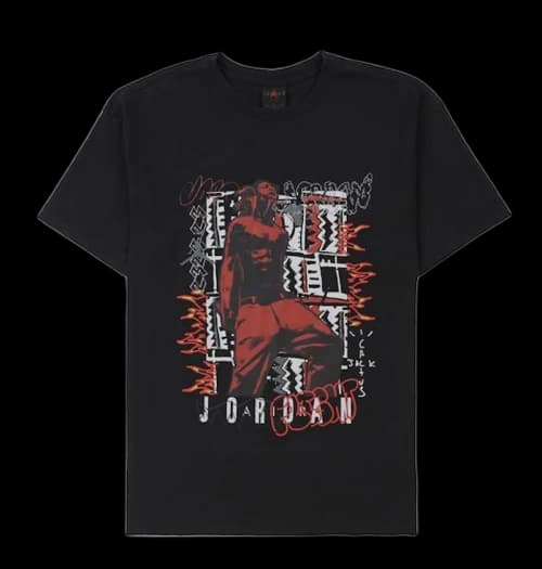 Travis Scott MJ 2 Tee Black