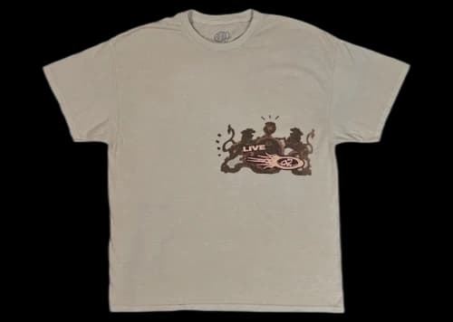 Travis Scott O2 Live T-shirt Sand