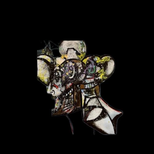 Travis Scott Portrait of Travis Tie Dye T-Shirt Multi