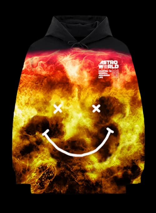 Travis Scott Poster Hoodie Multi