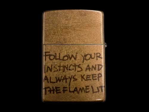 Travis Scott Relic Zippo Lighter Brown