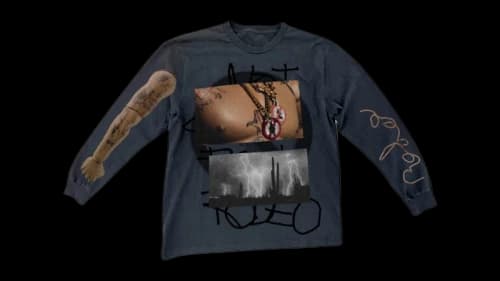 Travis Scott Rodeo 10 Years Desert Longsleeve Black