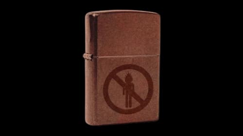 Travis Scott Rodeo 10 Years Zippo Lighter Brown