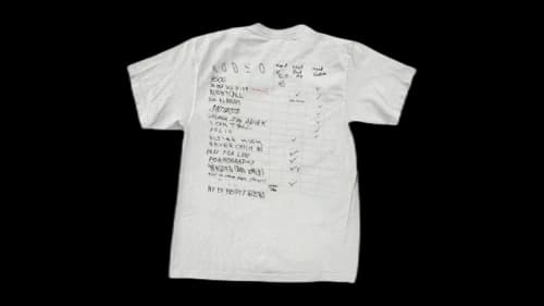 Travis Scott Rodeo Jim Joe White Board Tee White