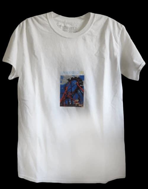 Travis Scott Roller Coaster Tee White