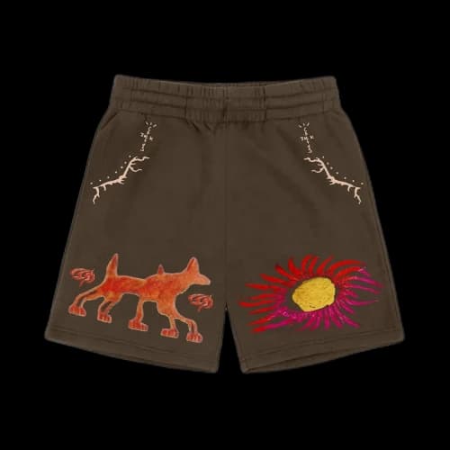 Travis Scott Sun Shorts Brown