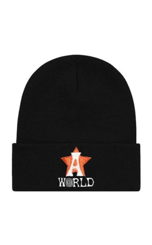 Travis Scott TS Astrofest Beanie Black
