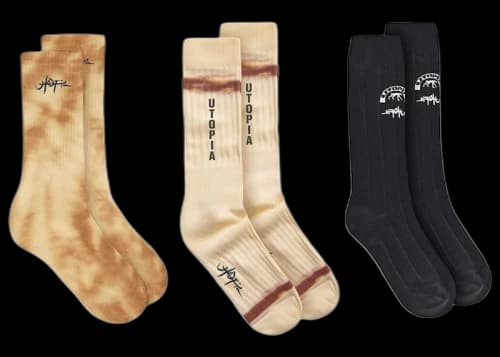 Travis Scott Utopia Socks Trio Multicolor
