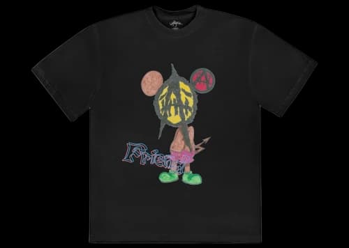 Travis Scott Utopia x St Michael 2B Tee Black