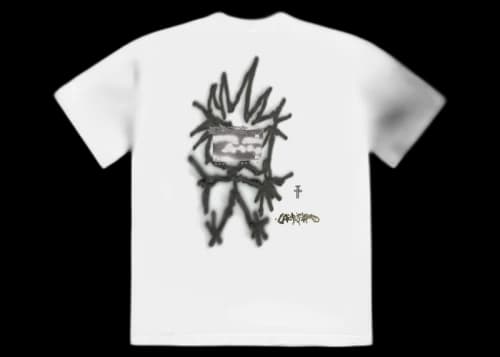 Travis Scott Whiteout Tee White