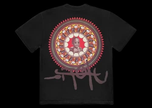 Travis Scott x KAWS Utopia II Tee Black