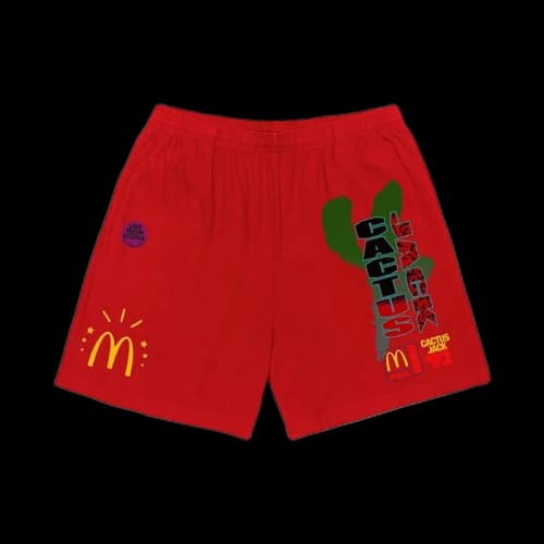 Travis Scott x McDonald's All American '92 Shorts Red