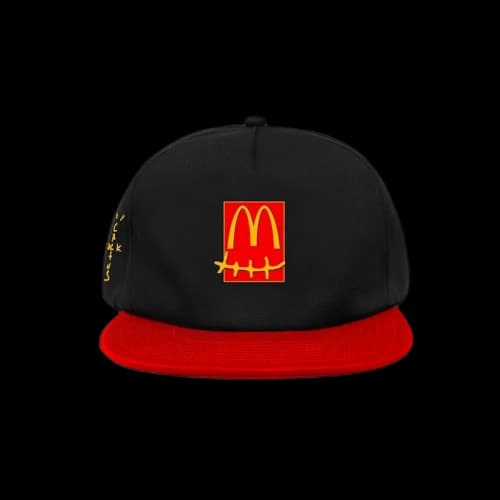 Travis Scott x McDonald's Smile Hat Black/Red