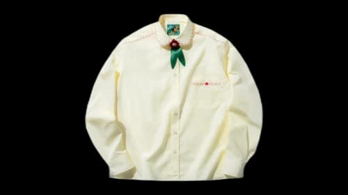 Golf Le Fleur Tyler, The Creator Daisy Long-Sleeve Shirt Cream