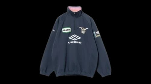 Umbro x LORENZ.OG x Beams Half Zip Sweatshirt Navy