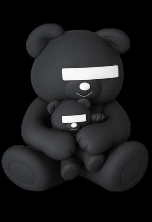 Undercover x Medicom Toy Bear Figure Black