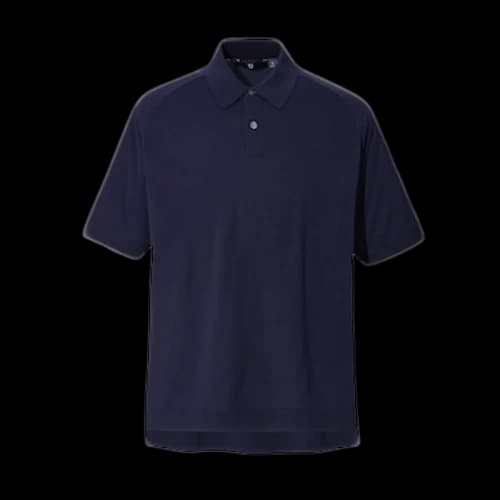 Uniqlo x Jil Sander Cotton Knitted Polo Shirt Navy