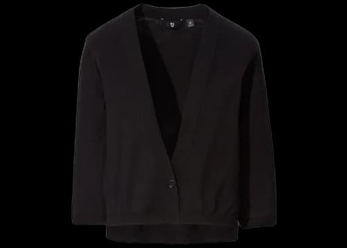 Uniqlo x Jil Sander Womens V-Neck Cardigan Black