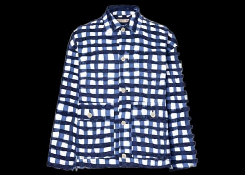 Uniqlo x MARNI Oversized Check Utility Jacket Blue