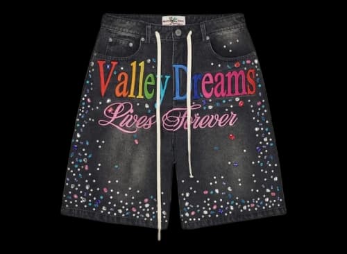 Vale Forever Ice Cream Jorts Black