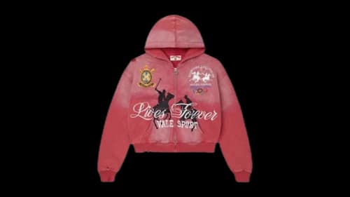 Vale Forever Rockefeller Zip Up Hoodie Red