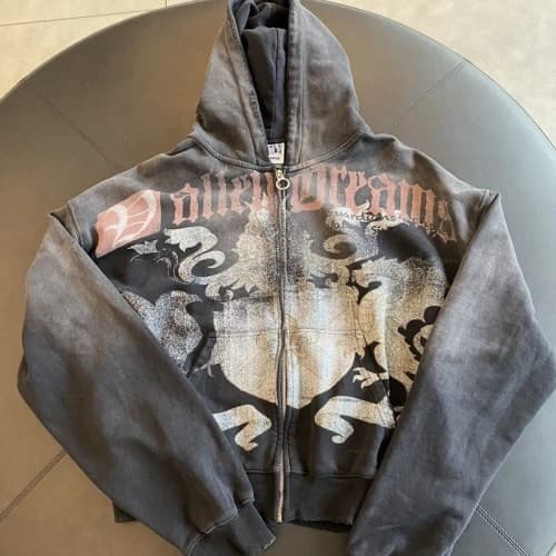 Vale Forever Vendetta Zip Up Black