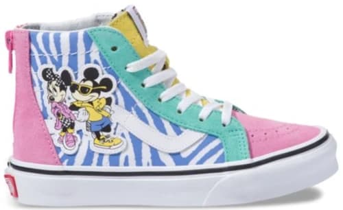 Vans Sk8-Hi Zip Disney 80s Mickey (PS)