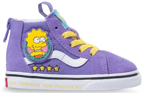 Vans Sk8-Hi Zip The Simpsons Lisa (TD)
