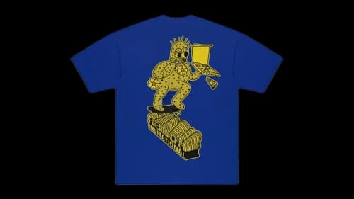 Virgil Abloh Cactus Jack x ARCH Cactus Skate Tee Blue