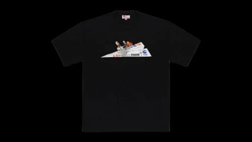 Virgil Abloh Cactus Jack x ARCH Paper Plane Tee Black