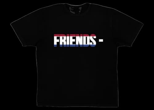 Vlone FRIENDS NLD T-shirt Black