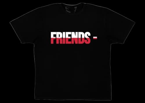 Vlone FRIENDS POL T-shirt Black