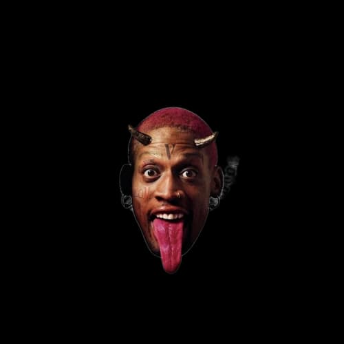 Vlone Rodman Devil T-shirt White