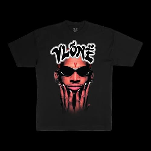 Vlone Rodman Logo T-shirt Black