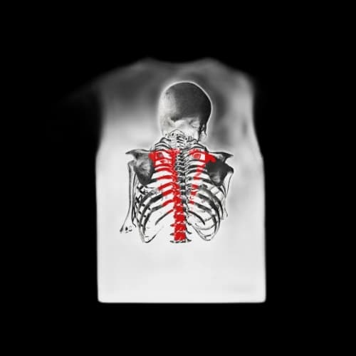 Vlone x Never Broke Again Bones T-shirt White