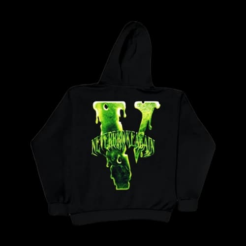Vlone x Never Broke Again Slime Hoodie Black