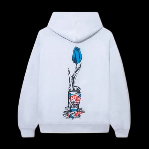 Wasted Youth x Afterbase Hoodie White Blue