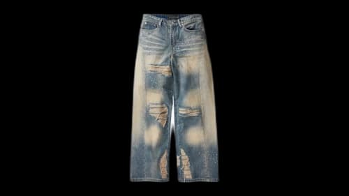 Who Decides War Faded Stone Denim Multicolor