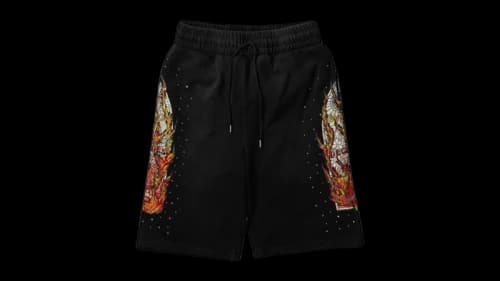 Who Decides War Flame Glass Lounge Short Black