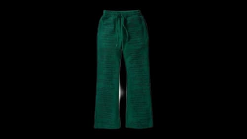 Who Decides War Full-Print Lounge Pant Green