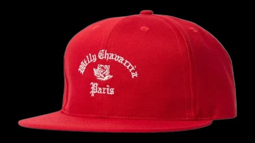 Willy Chavarria WC Paris Snapback Red