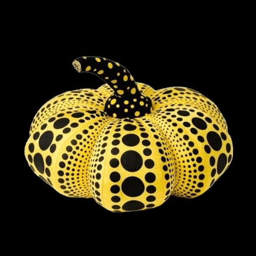 Yayoi Kusama Small Pumpkin Plush Figure Yellow