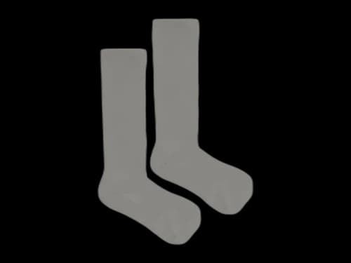 Yeezy SK-01 No Print Sock Dark Grey