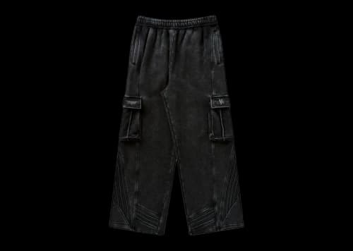 YoungLA x Batman Armored Sweatpants Black Wash